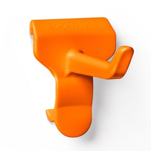 Vikan P01H-0 Toolflex One P-01 Hook 3-Pack - Orange